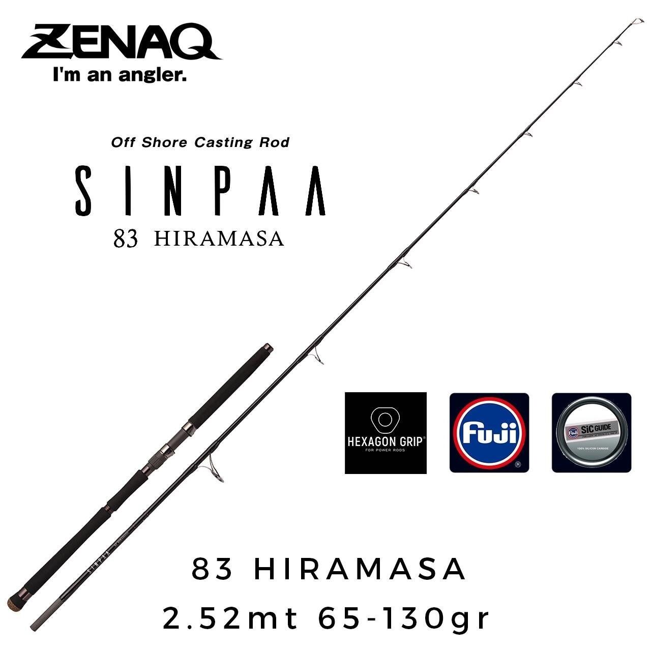 Zenaq Sinpaa 83 Hiramasa 252cm 65-130gr Offshore Casting Popping Kamış