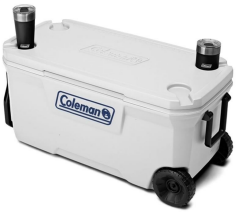 Coleman Xtreme Wheeled 100 QT Tekerlekli Soğutucu Marine Buzluk 94.6 Lt-Beyaz