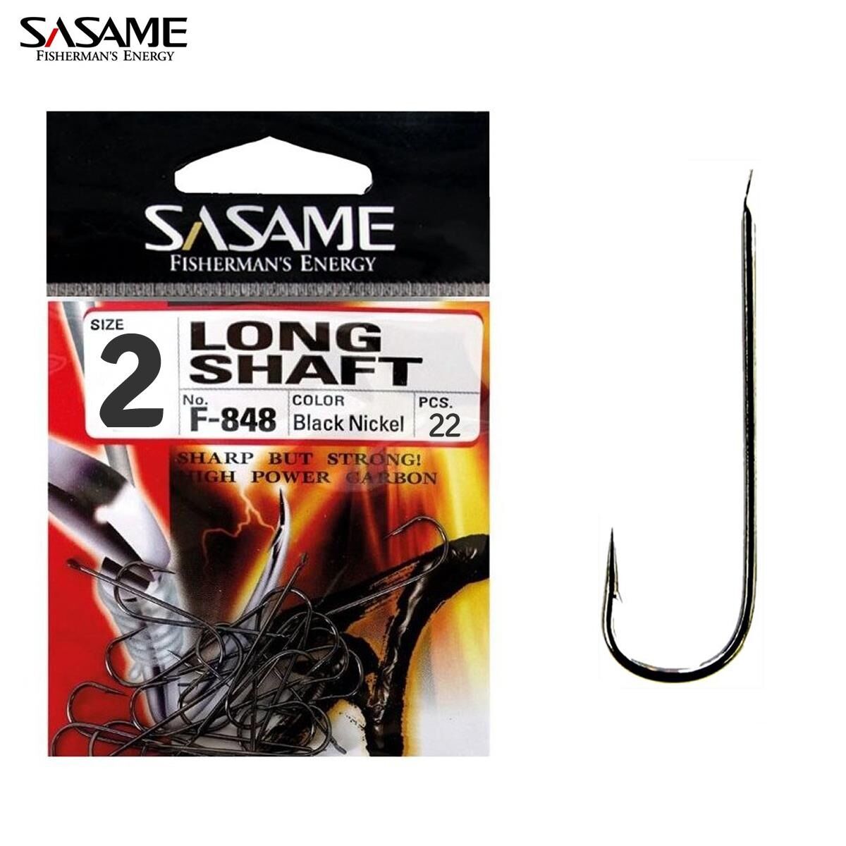 SASAME LONG SHAFT F-848  BLACK N. İĞNE (22 AD)