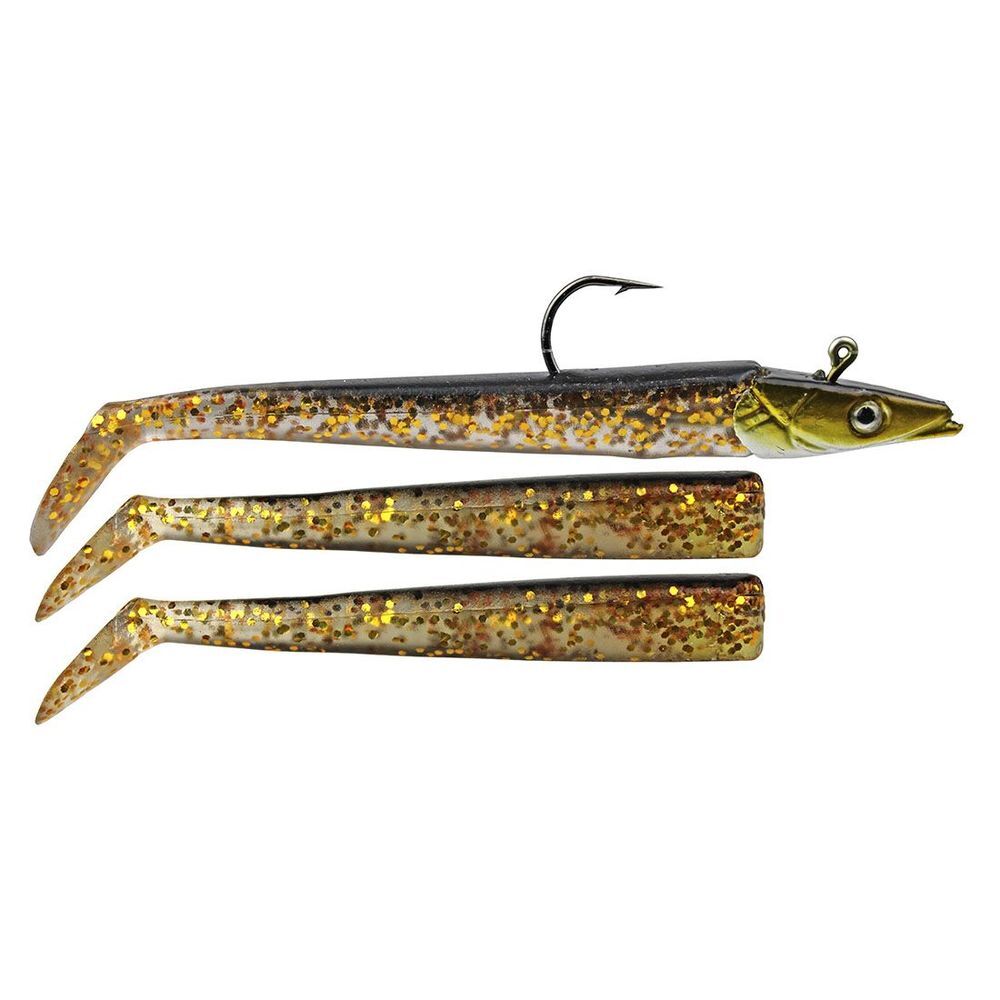 Sea Horse Sandeel Soft Lure 10 Cm 14 Gr Gold