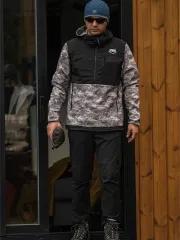 Stafu Pro Peak Softshell Camo Gri Sweatshirt